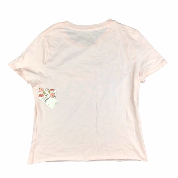 Stunner California Graphic Bear Shirt Cropped Raw Edge Cutoff Crew Pink Size L - Picture 2 of 2